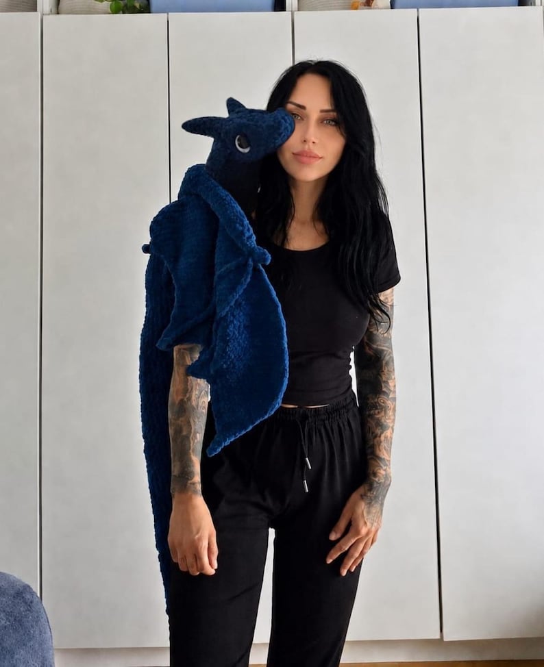 Hands Free Dragon Buddy Crochet Pattern
