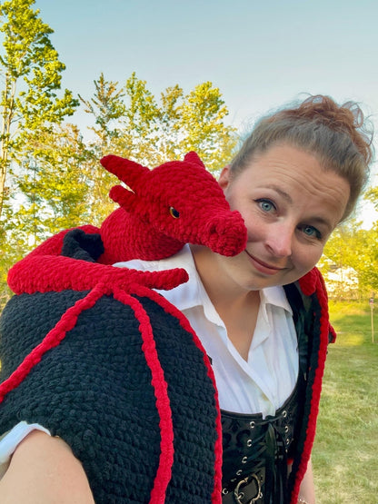Hands Free Dragon Buddy Crochet Pattern