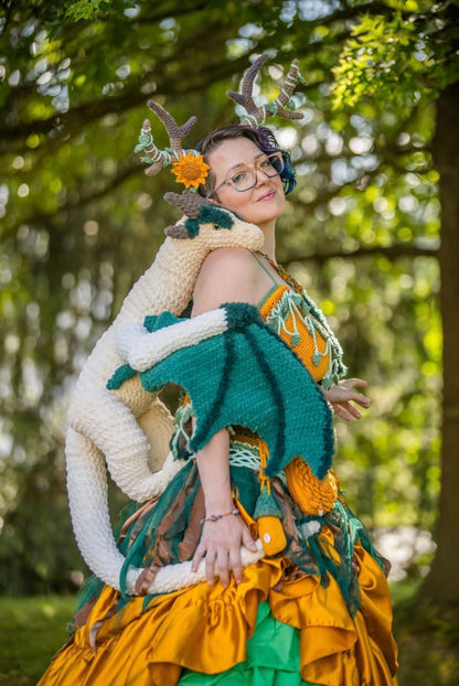 Hands Free Dragon Buddy Crochet Pattern