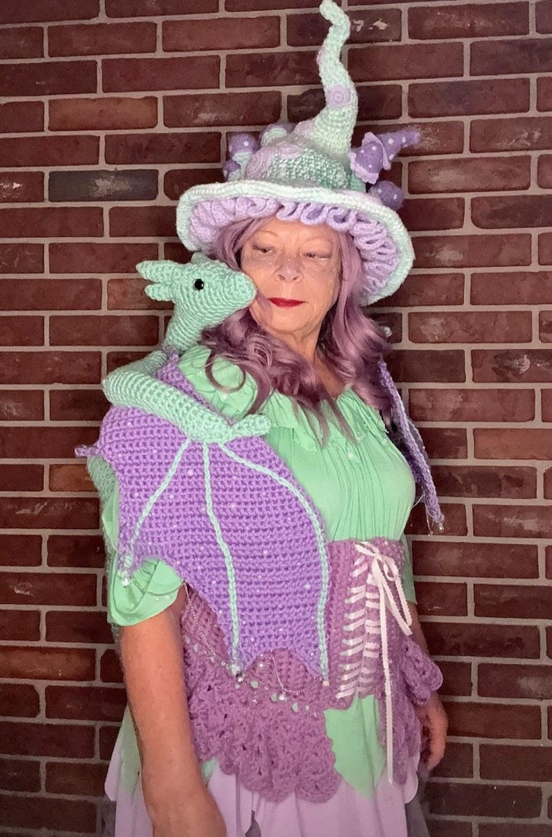 Hands Free Dragon Buddy Crochet Pattern