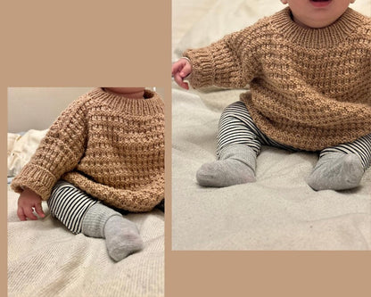 Marsa Knit Baby Sweater Pattern