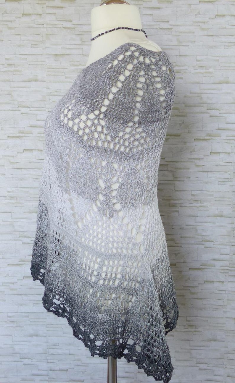 Elomina beautiful crochet shawl pattern