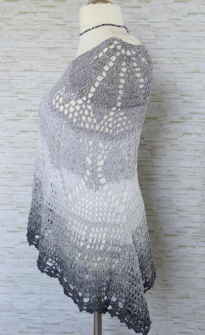 Elomina beautiful crochet shawl pattern