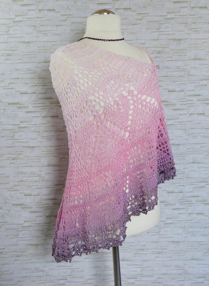Elomina beautiful crochet shawl pattern