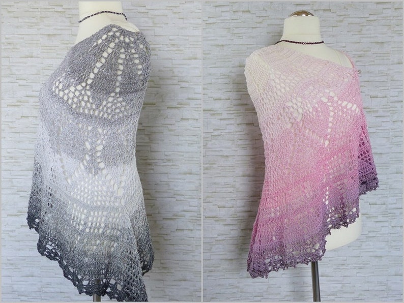 Elomina beautiful crochet shawl pattern