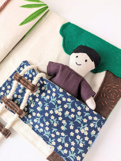 Dollhouse and Adventure Book Sewing Pattern