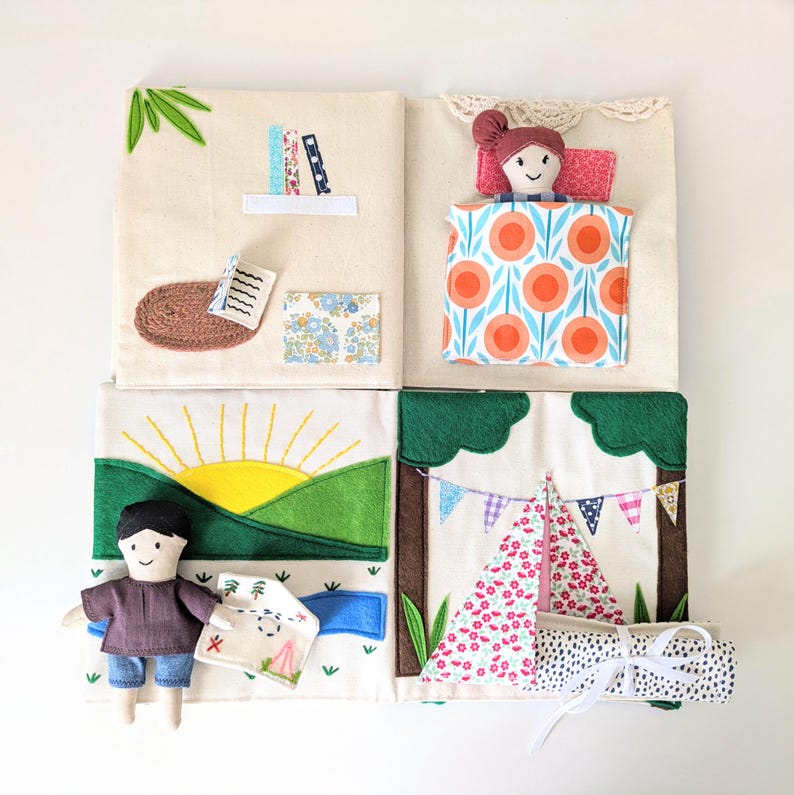 Dollhouse and Adventure Book Sewing Pattern