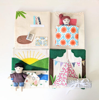 Dollhouse and Adventure Book Sewing Pattern