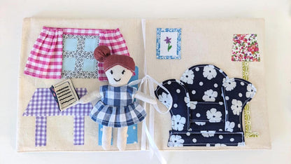 Dollhouse and Adventure Book Sewing Pattern