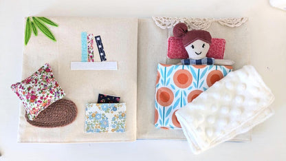 Dollhouse and Adventure Book Sewing Pattern
