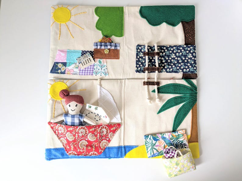 Dollhouse and Adventure Book Sewing Pattern