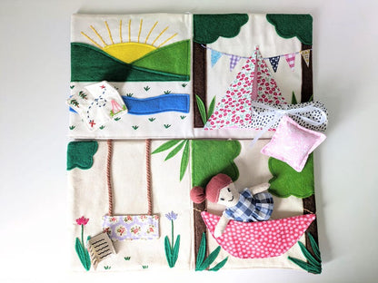 Dollhouse and Adventure Book Sewing Pattern