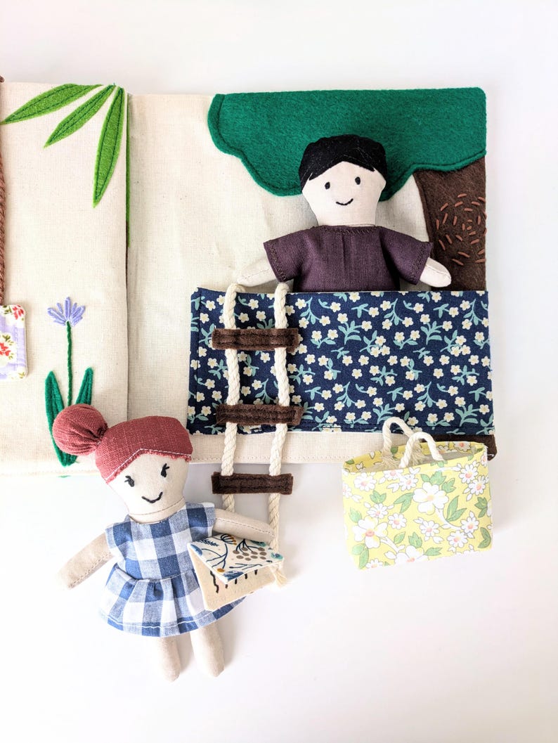 Dollhouse and Adventure Book Sewing Pattern