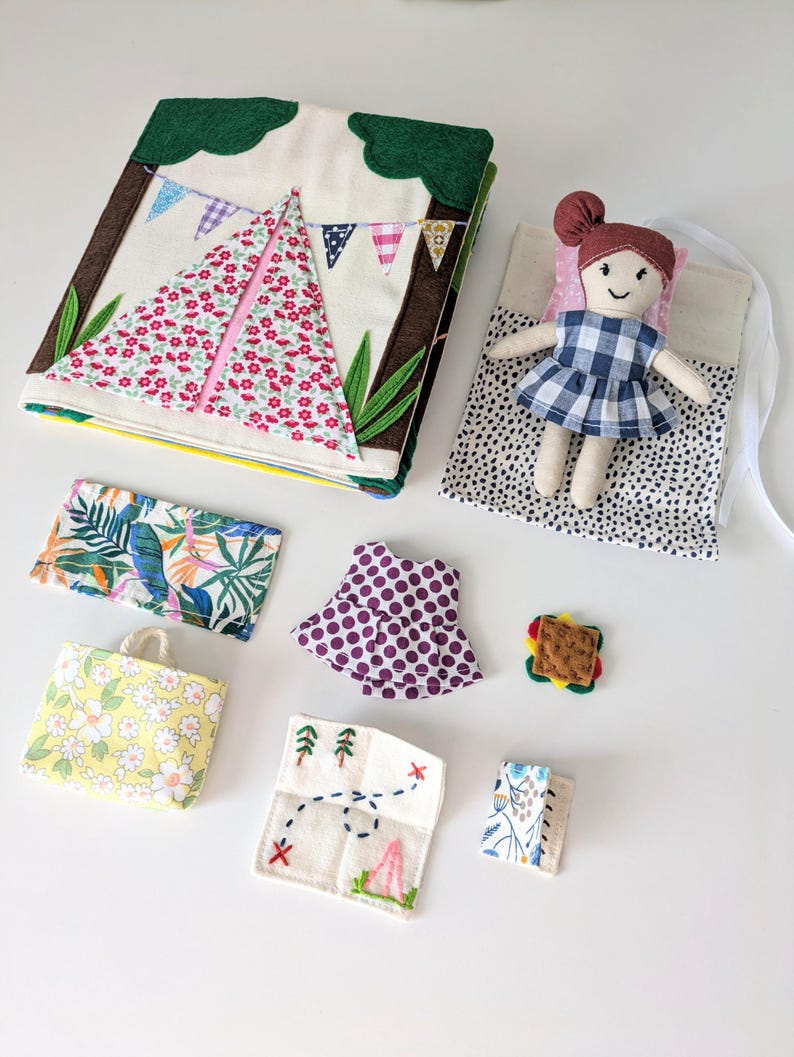 Dollhouse and Adventure Book Sewing Pattern