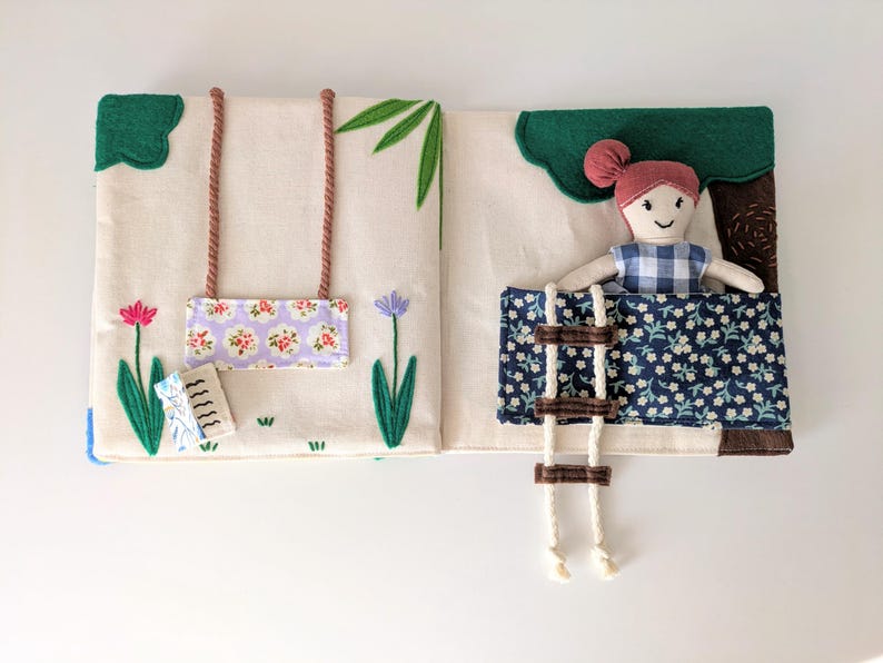 Dollhouse and Adventure Book Sewing Pattern
