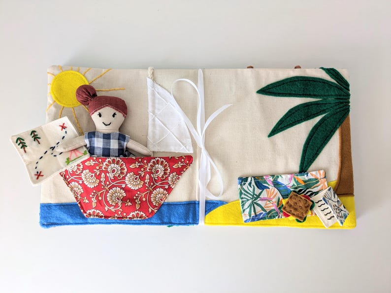 Dollhouse and Adventure Book Sewing Pattern
