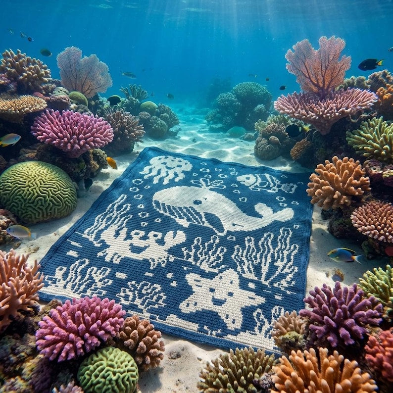 Underwater Mosaic Crochet Pattern