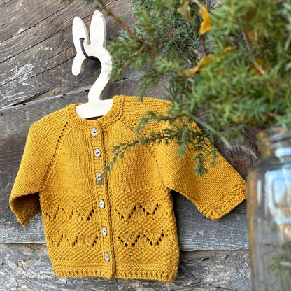 Marigold Baby Cardigan Knitting Pattern