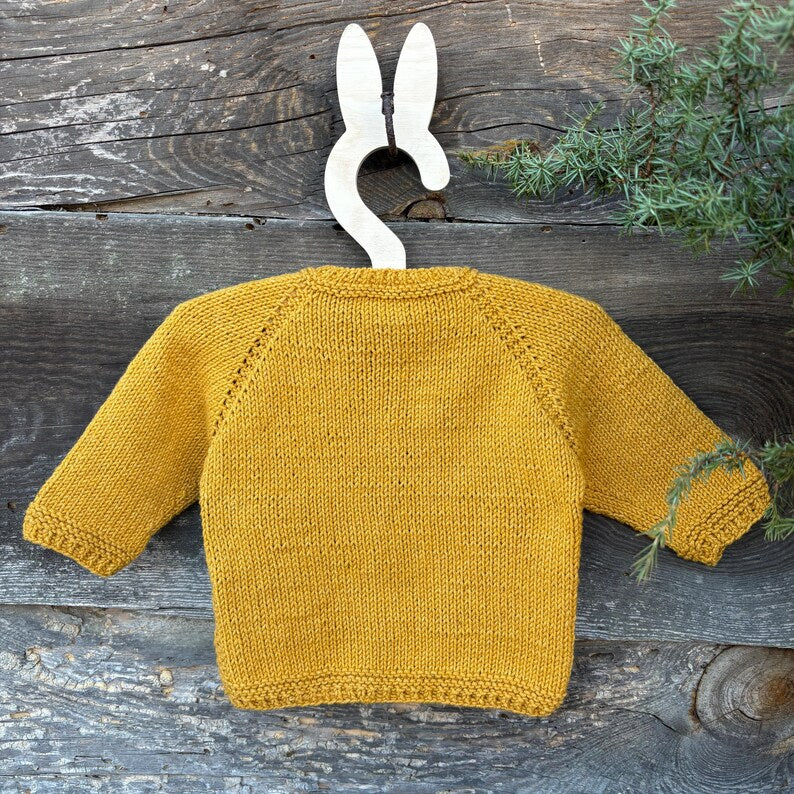 Marigold Baby Cardigan Knitting Pattern
