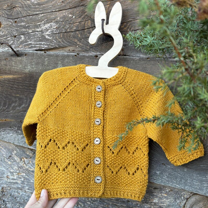 Marigold Baby Cardigan Knitting Pattern