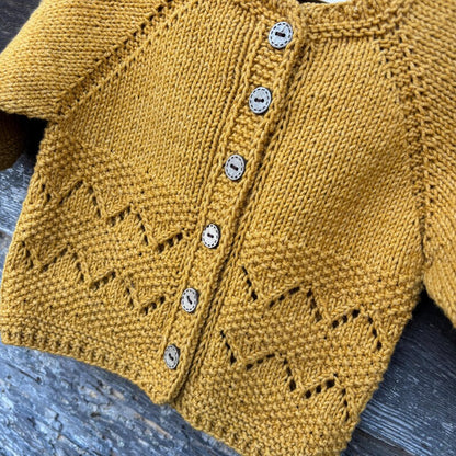 Marigold Baby Cardigan Knitting Pattern