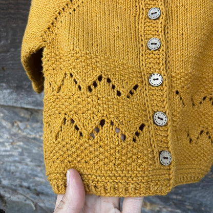 Marigold Baby Cardigan Knitting Pattern