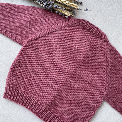 Rosehip Baby Cardigan Knitting Pattern