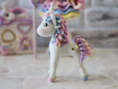 Lunaria Unicorn Crochet Pattern