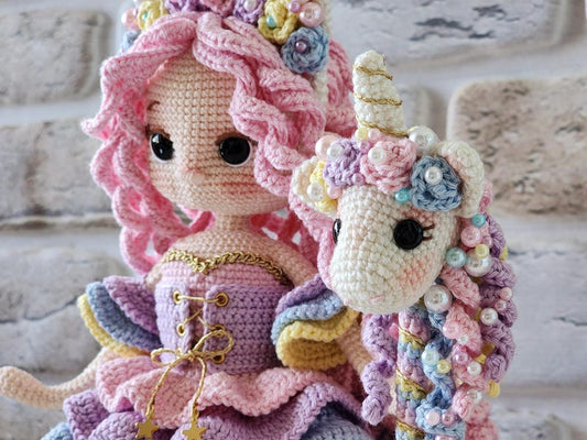 Lunaria Unicorn Crochet Pattern