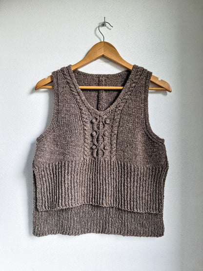 MEANDER VEST Knitting Pattern