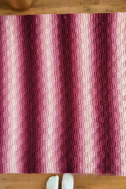 Wheat Harvest Blanket Crochet Pattern