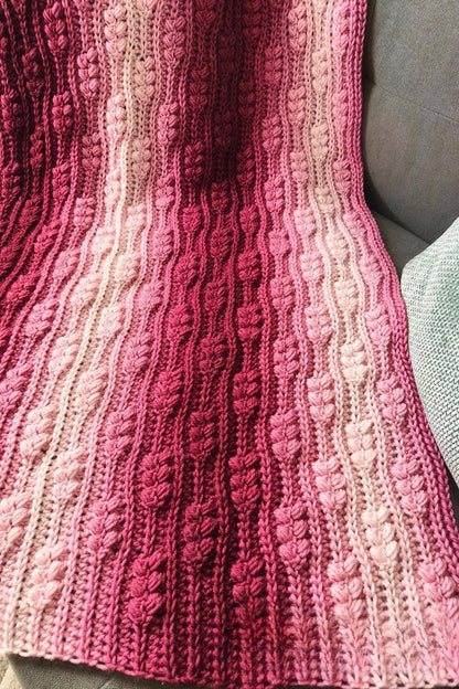 Wheat Harvest Blanket Crochet Pattern