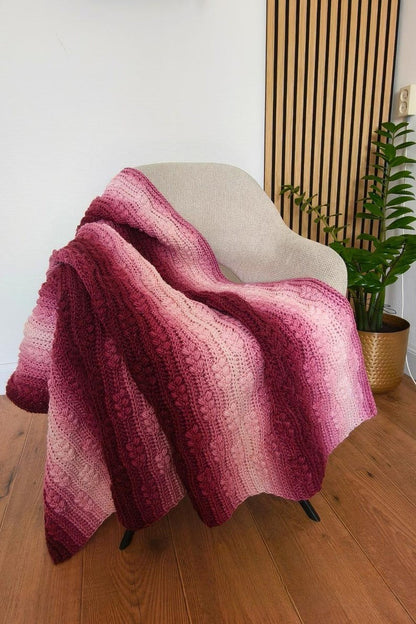 Wheat Harvest Blanket Crochet Pattern