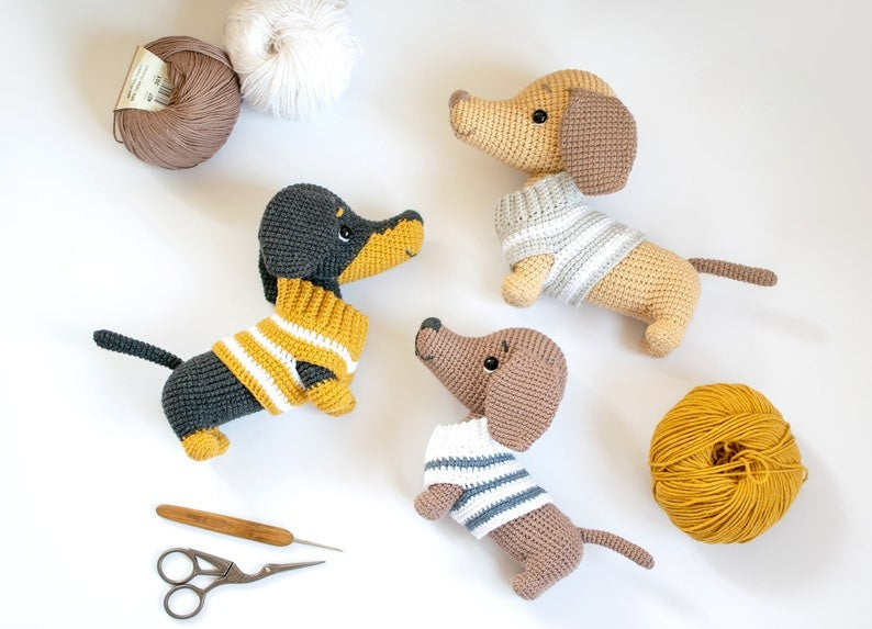 Yumi the Dachshund CROCHET PATTERN
