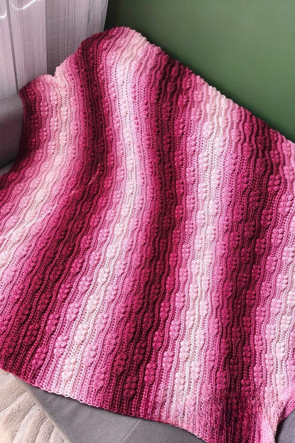 Wheat Harvest Blanket Crochet Pattern