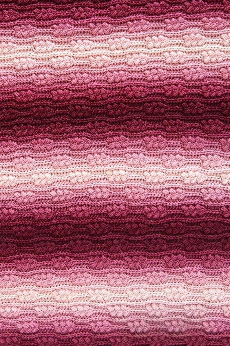 Wheat Harvest Blanket Crochet Pattern