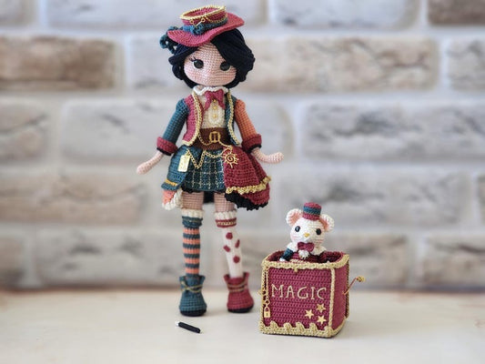 Vespera doll Amigurumi Crochet Pattern