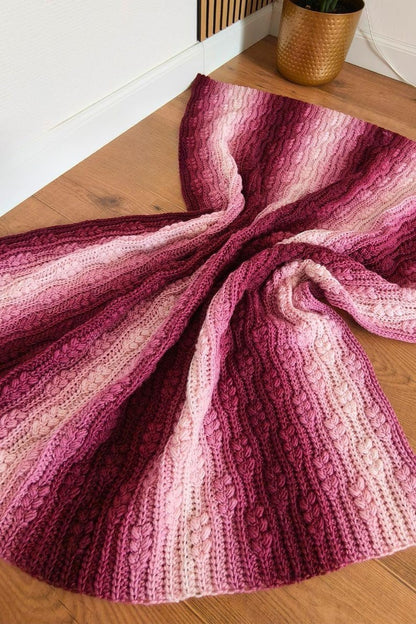 Wheat Harvest Blanket Crochet Pattern