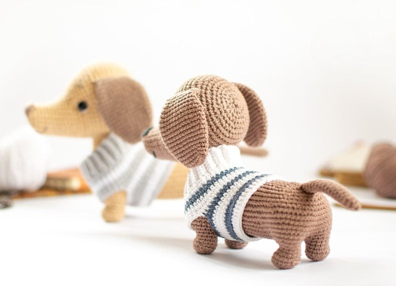 Yumi the Dachshund CROCHET PATTERN
