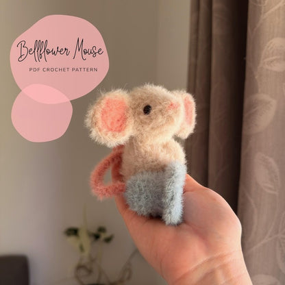 Bellflower Mouse crochet pattern