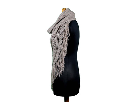 Crochet Hooded Shawl Pattern