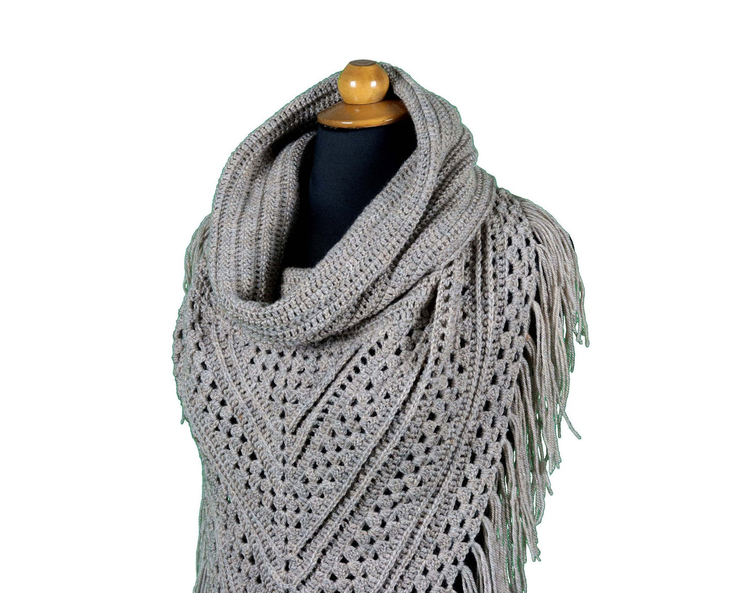 Crochet Hooded Shawl Pattern