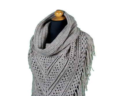 Crochet Hooded Shawl Pattern