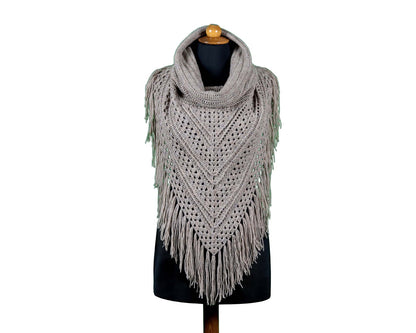 Crochet Hooded Shawl Pattern