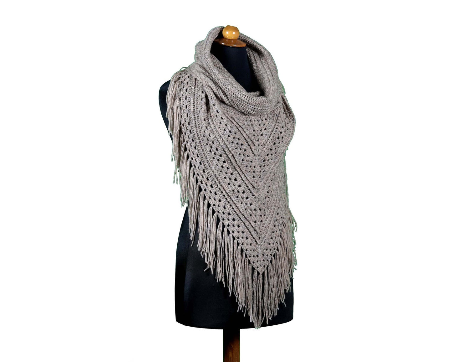 Crochet Hooded Shawl Pattern
