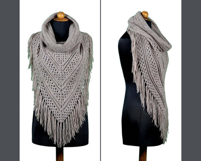 Crochet Hooded Shawl Pattern
