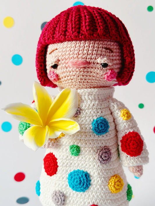 Kusama Doll Amigurumi: Crochet Pattern