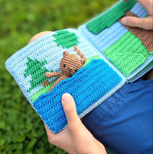 Little BEAR' s day BOOK crochet PATTERN