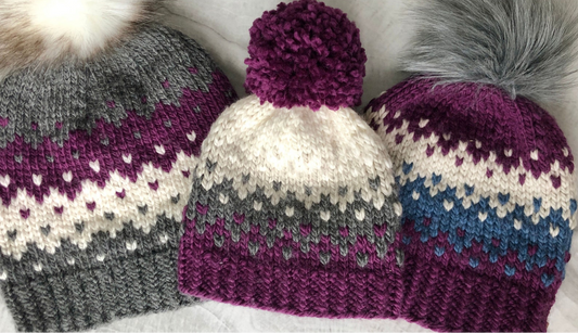 Quick Knit Fair Isle Hat Pattern