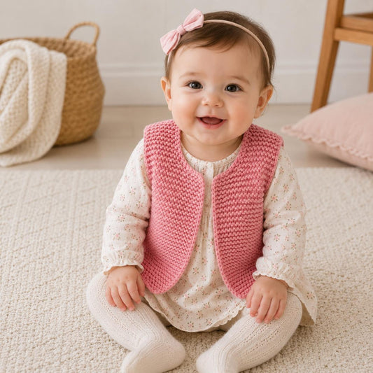 Baby Vest Knitting Pattern